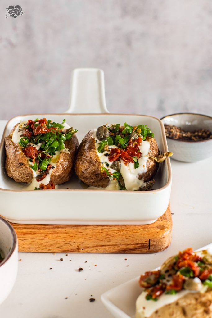 Patatas asadas a la mediterránea