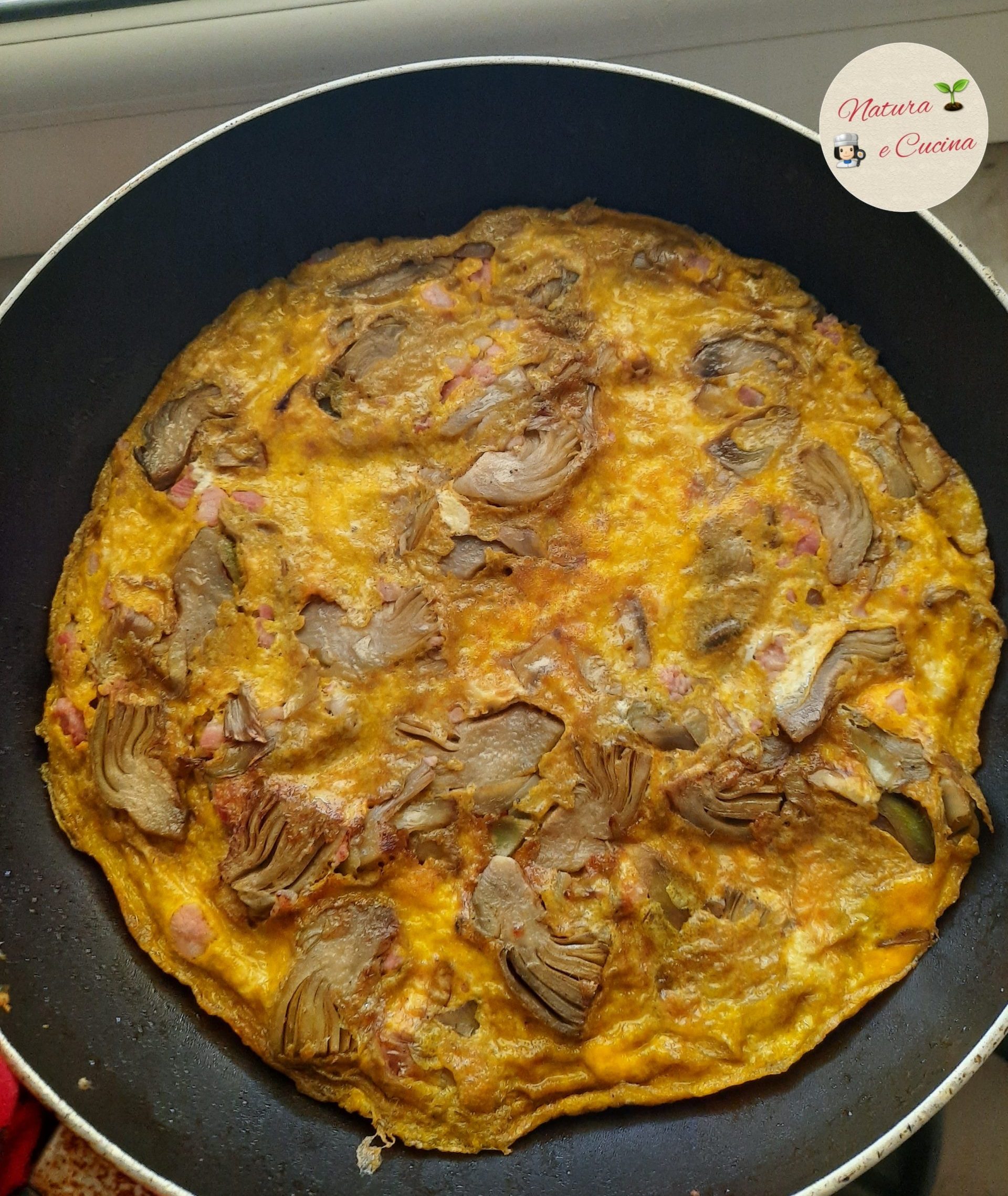 Tortilla de alcachofas
