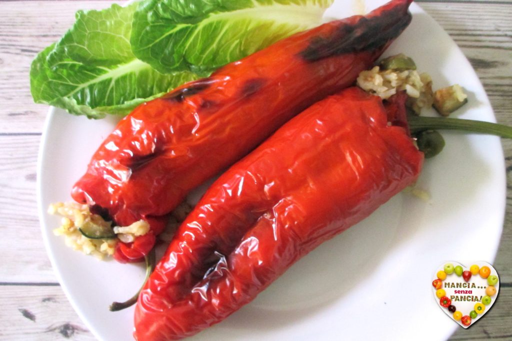 Pimientos rellenos de atún y arroz, Come sin Pancia