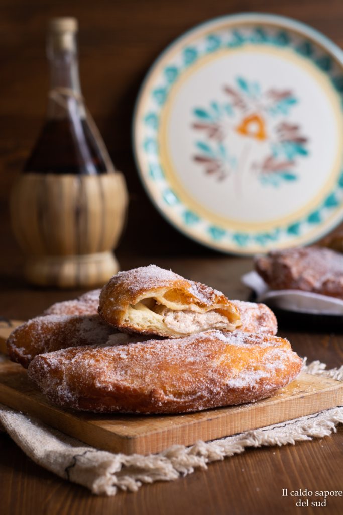 Raviole catanesas con ricotta fritas