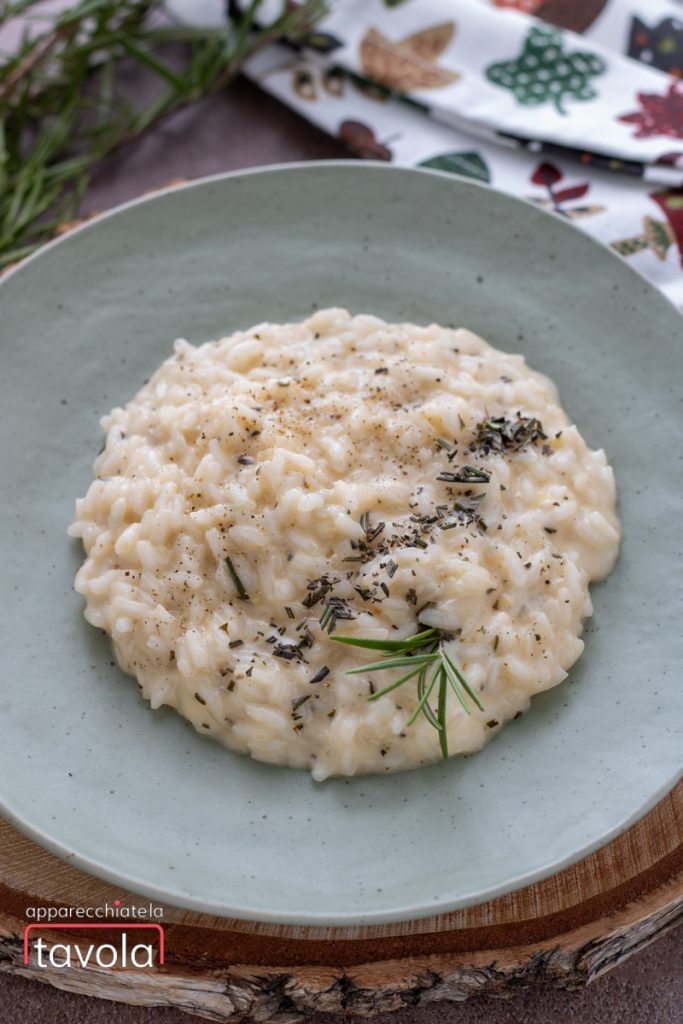 risotto con stracchino