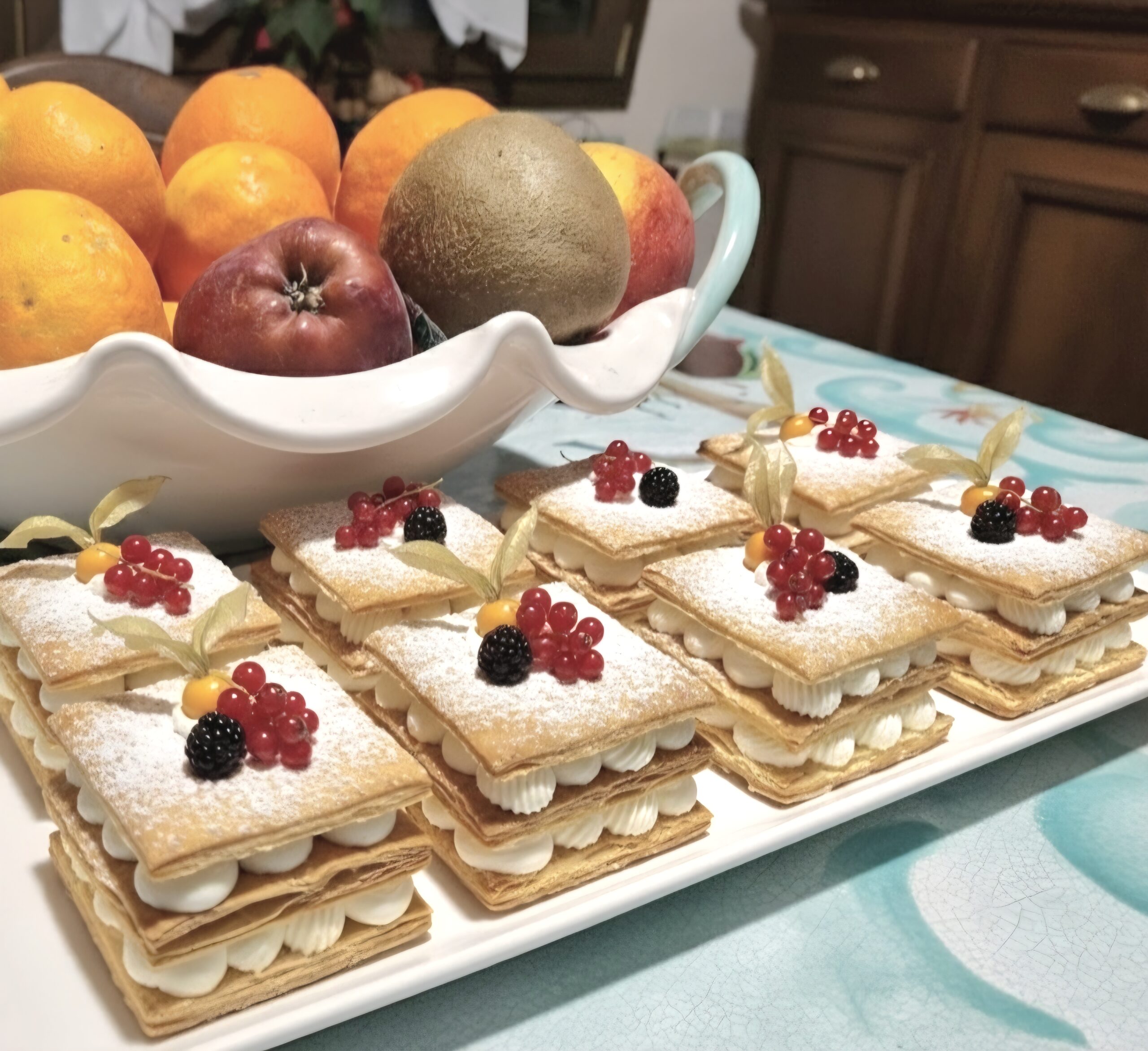 La milhojas fácil y rápida con crema diplomática