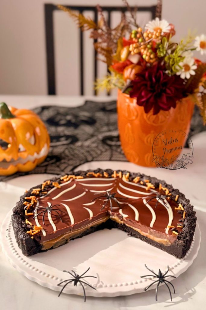 Tarta Telaraña Caramelo Chocolate