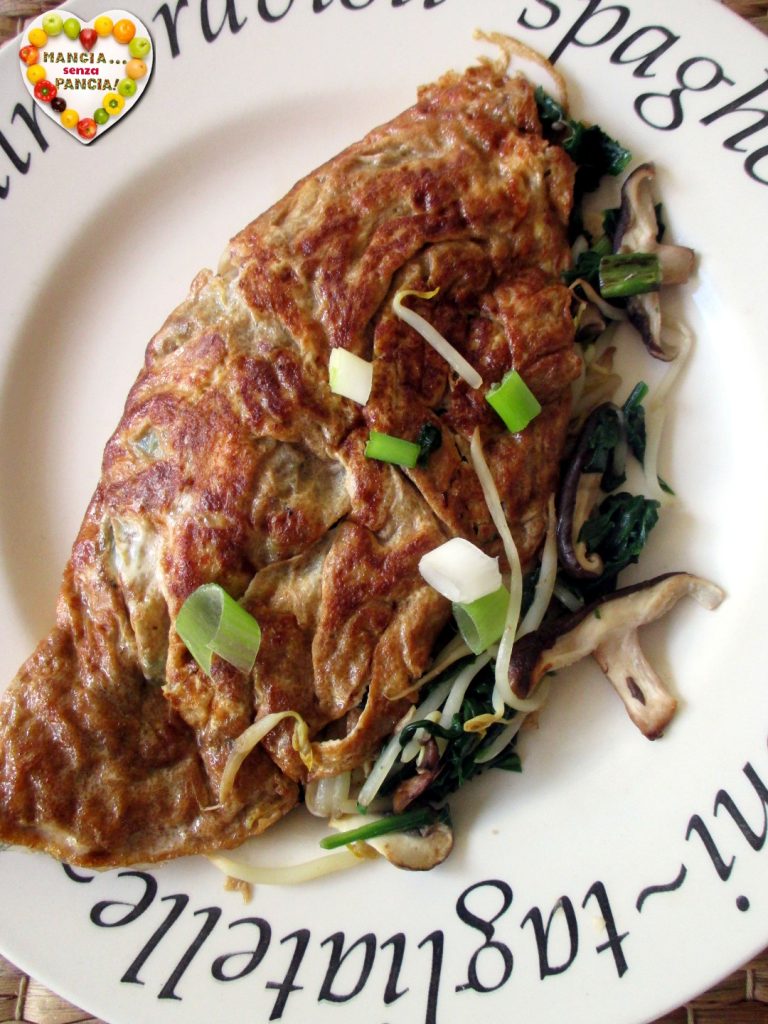 Tortilla con verduras al estilo chino, Come sin Panza