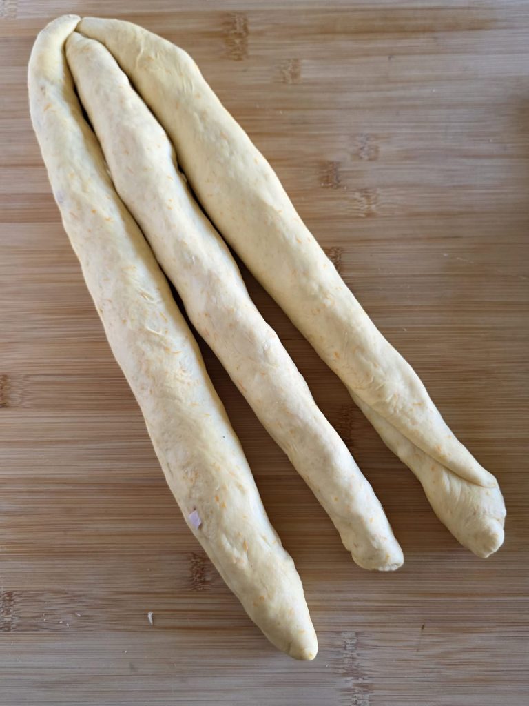 Trenza salada de calabaza