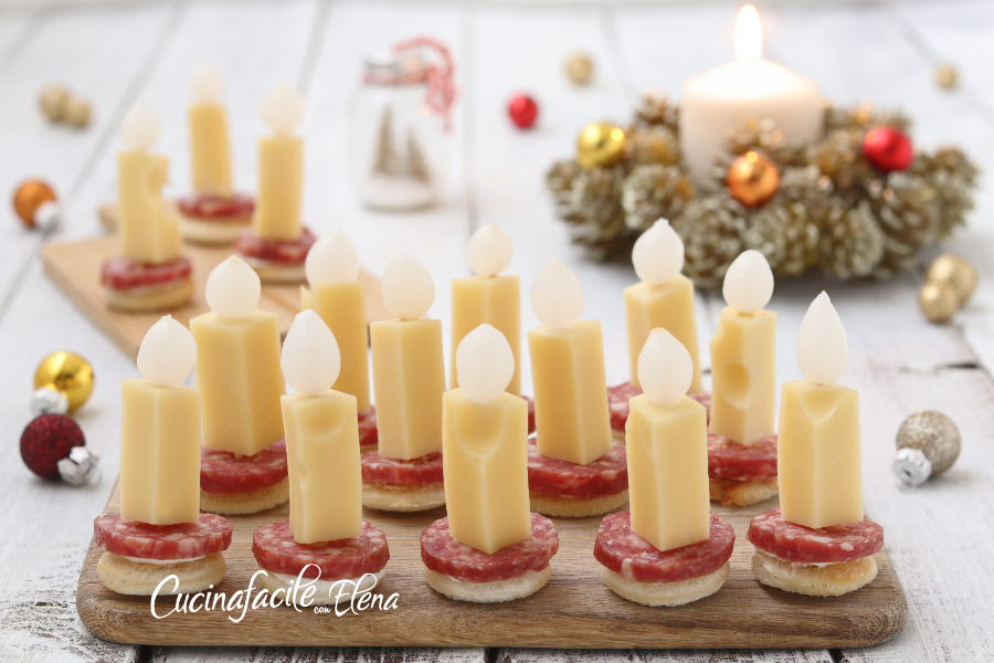 Velas saladas de Navidad