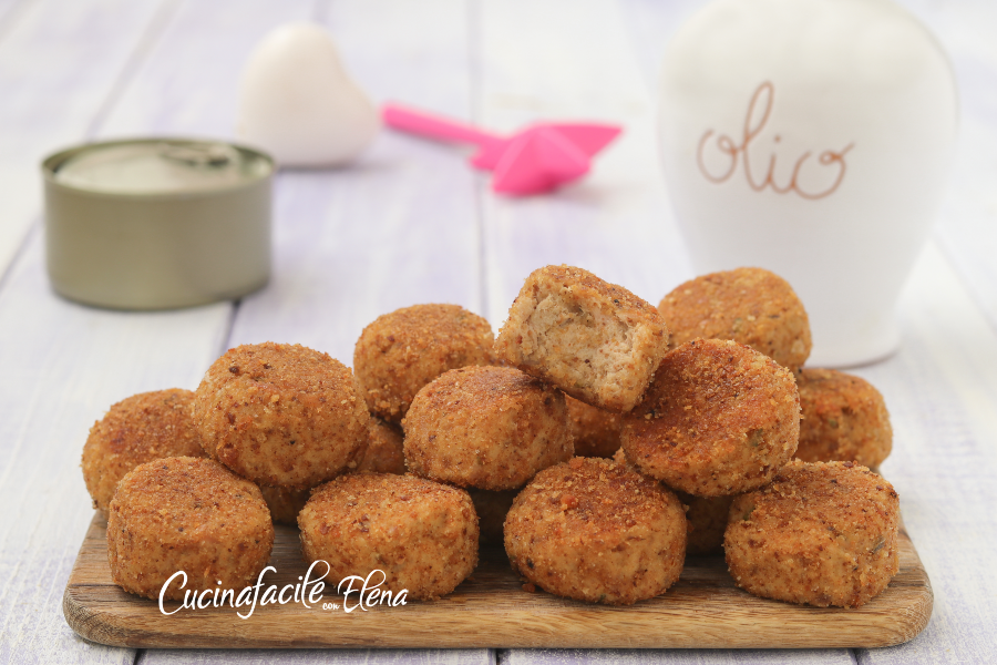 Albóndigas de atún sin huevo