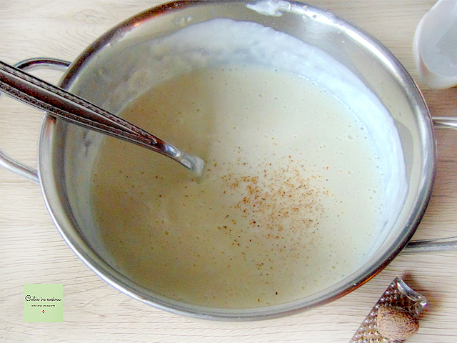 aromatizar con nuez moscada