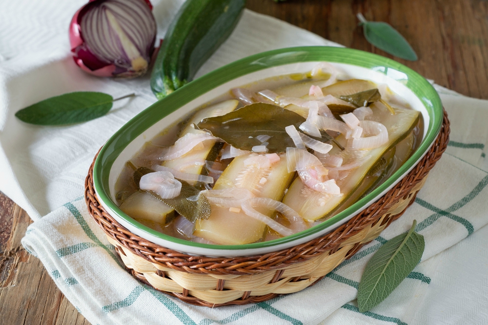 Calabacines en carpione