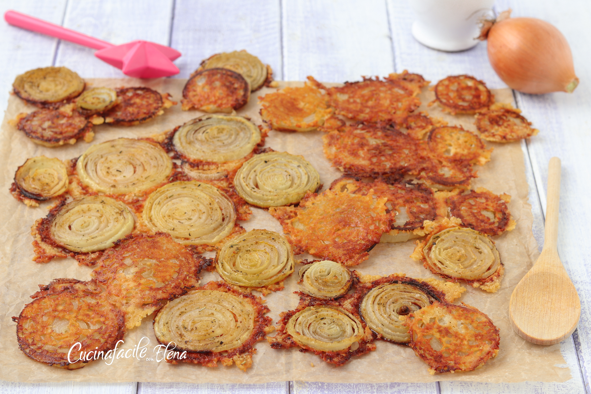 Cebollas al parmesano