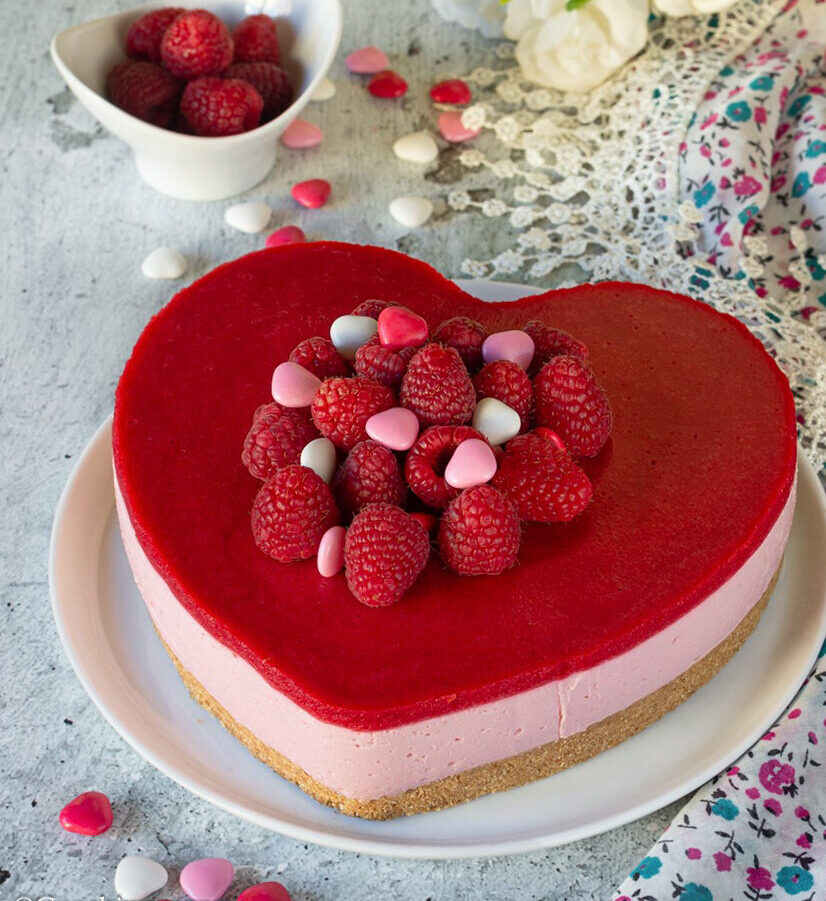 Cheesecake de frambuesas
