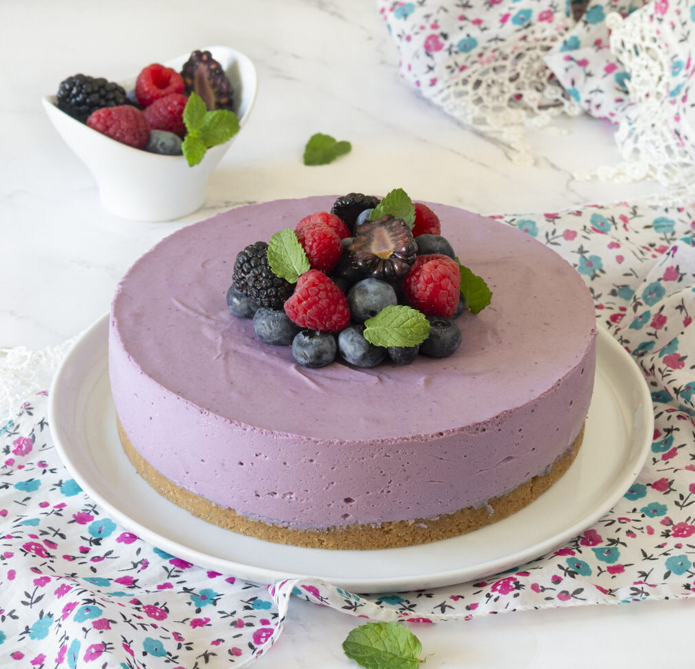 Cheesecake de frutos del bosque
