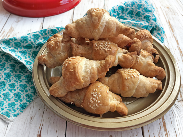 Croissants de hojaldre con Salmón