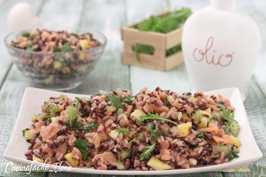 Ensalada de arroz exótica