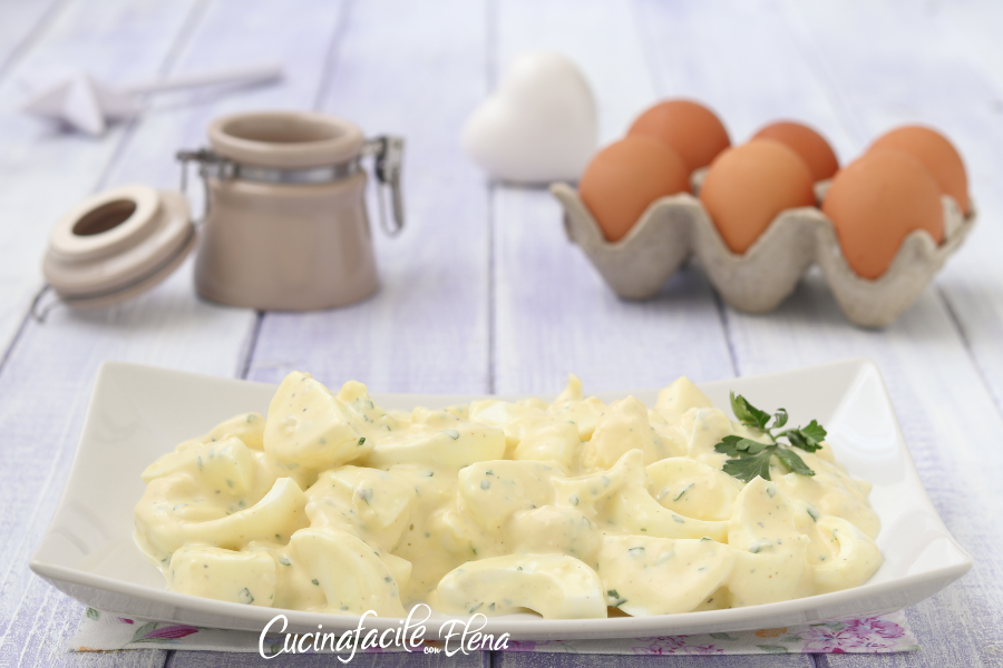 Ensalada de huevos duros