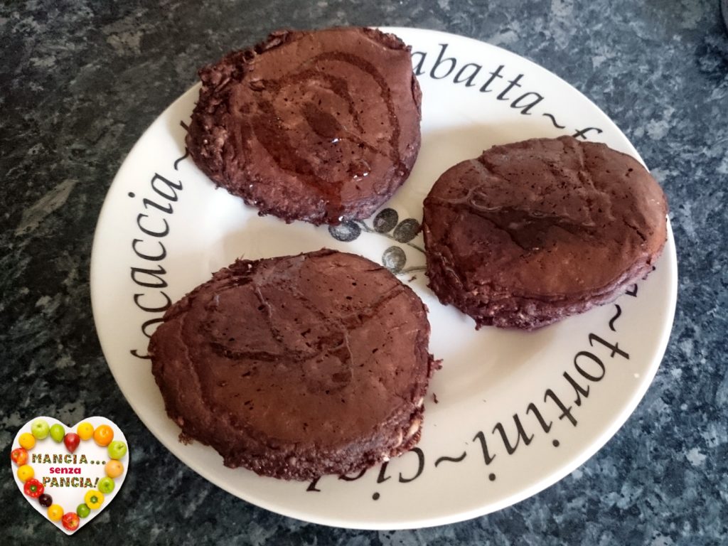 Pancakes de chocolate y plátano, sin azúcar, Come sin Pancia