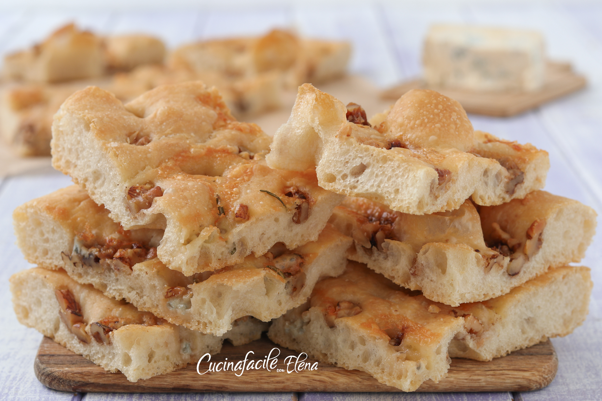 Focaccia con gorgonzola