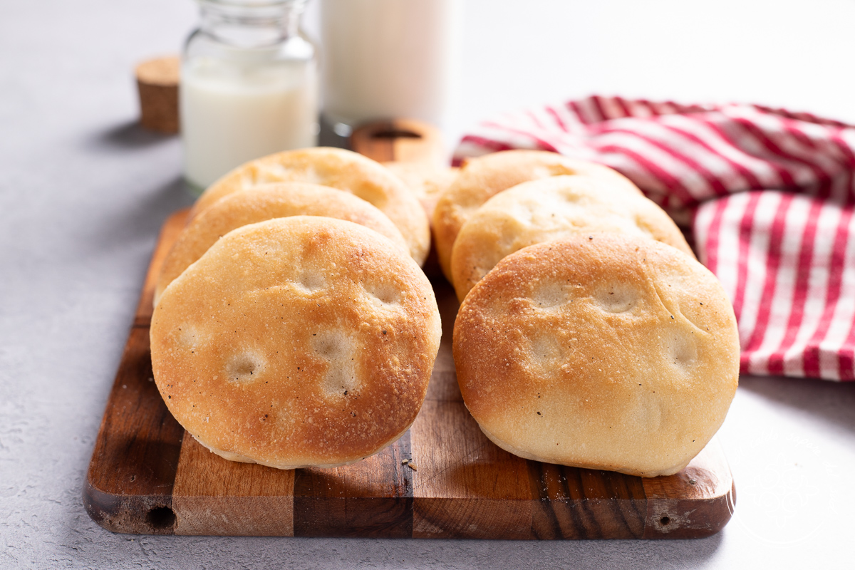 Focacitas suaves de leche