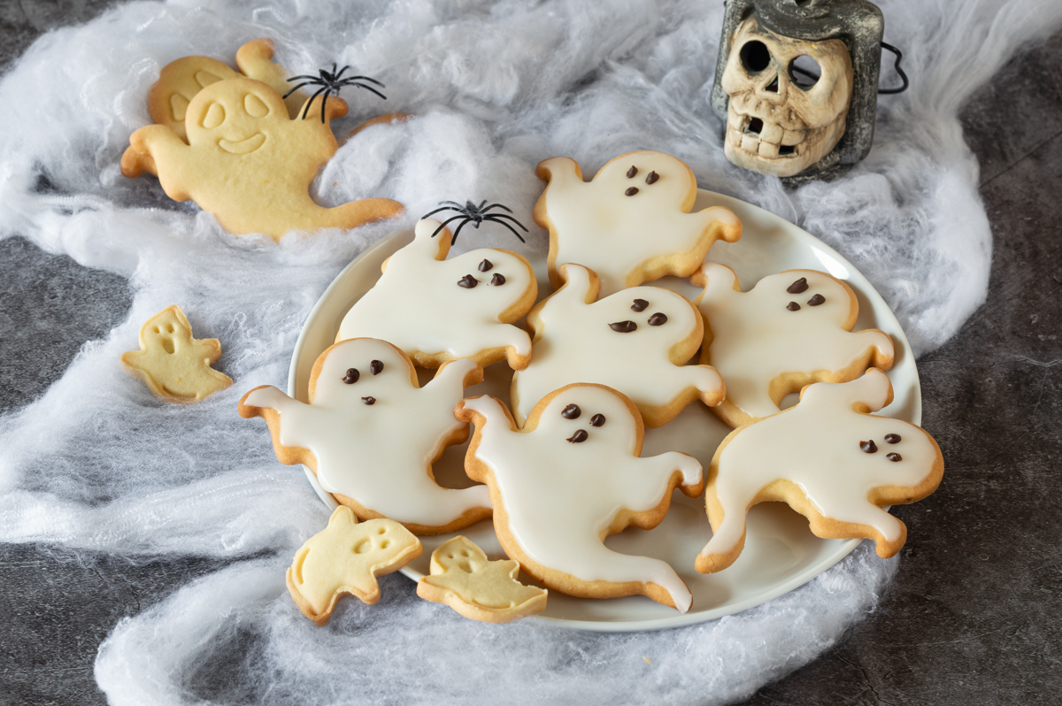 Galletas fantasma de Halloween