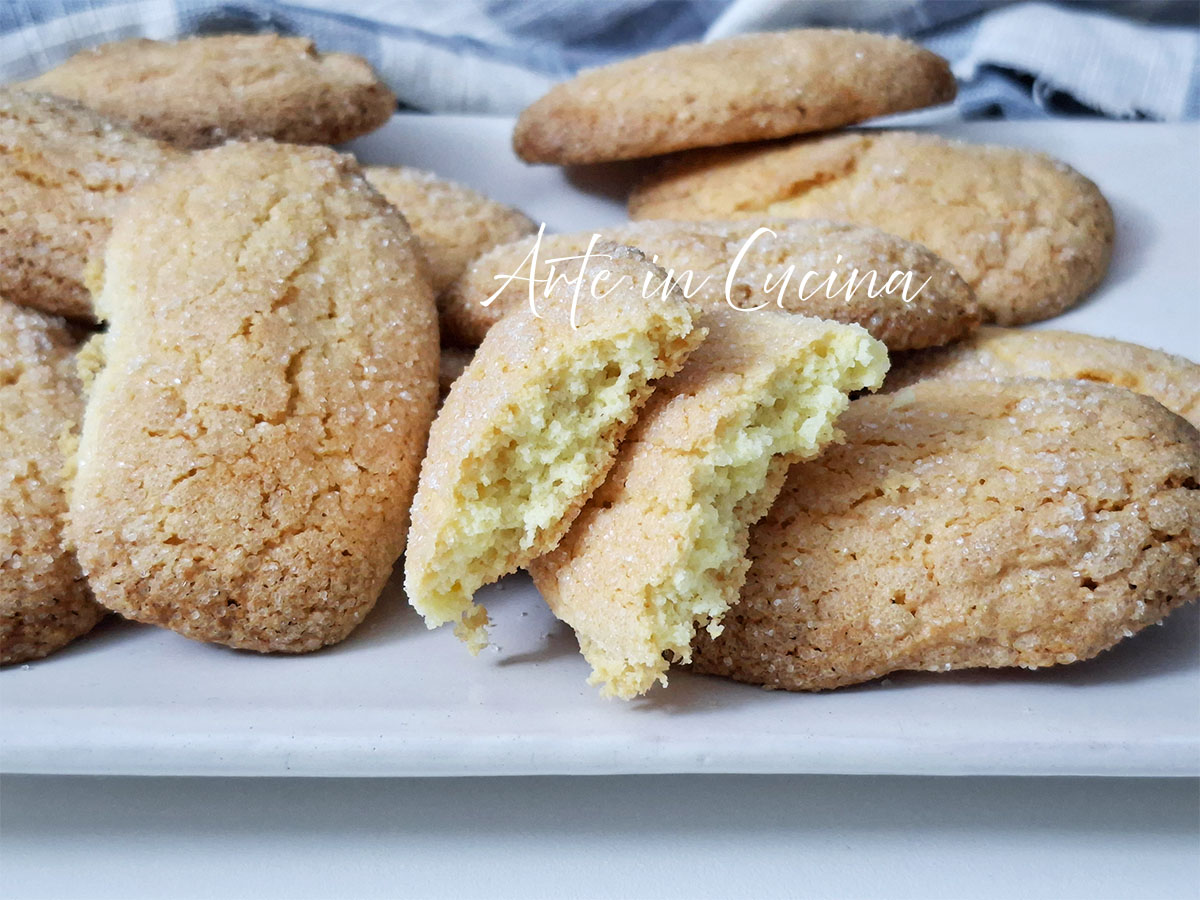 GALLETAS GRANDES de ALMENDRAS y NARANJA