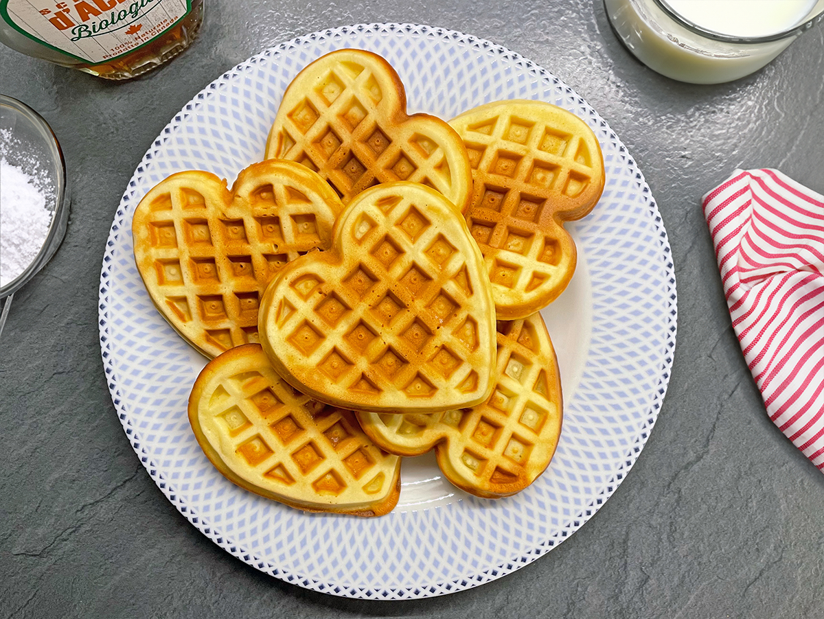 Gofres para el desayuno
