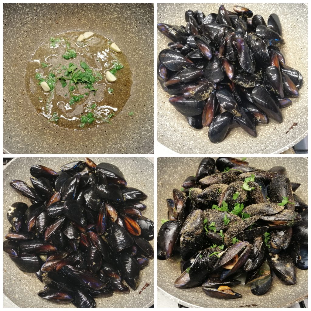 Pepata o impepata de mejillones