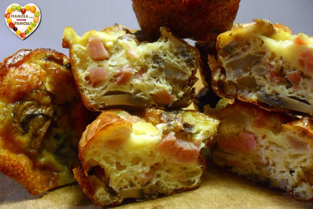 Tortillitas con champiñones al horno, Come sin Panza