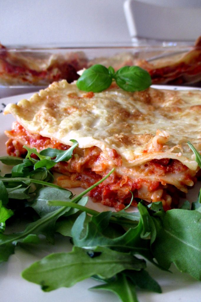 Lasaña vegana ligera, Come sin Panza