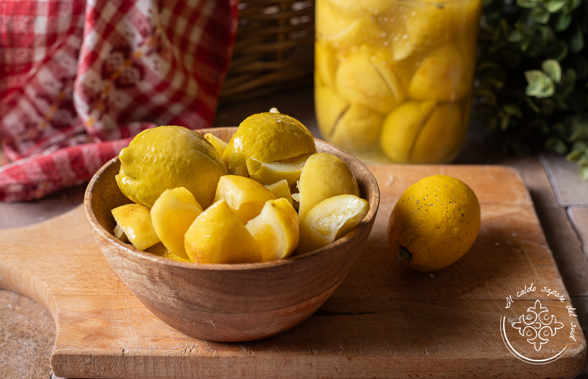Limones en sal caseros