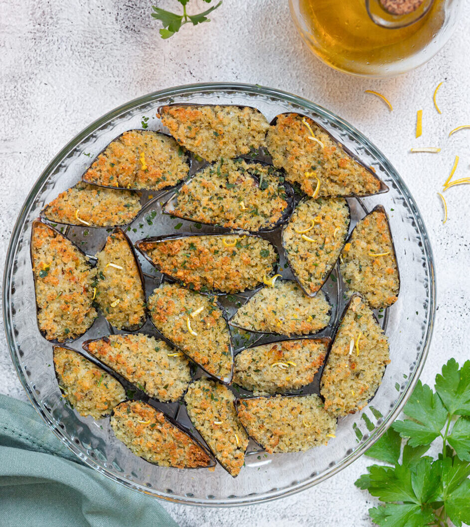 Mejillones gratinados