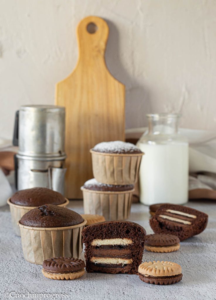 muffin ringo y chocolate