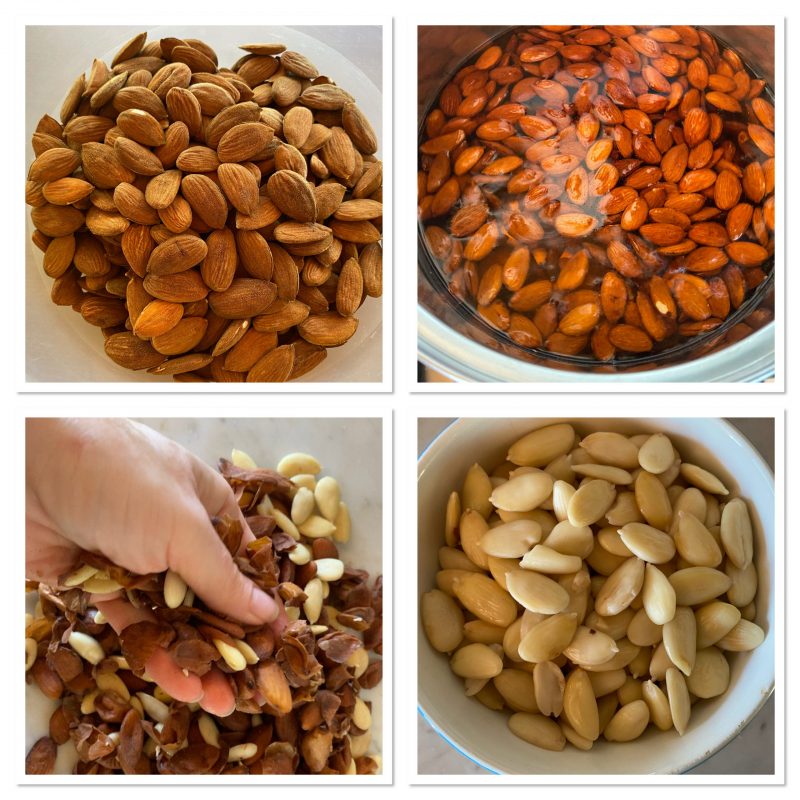 Pasta de almendra para leche de almendra, granizados y helados