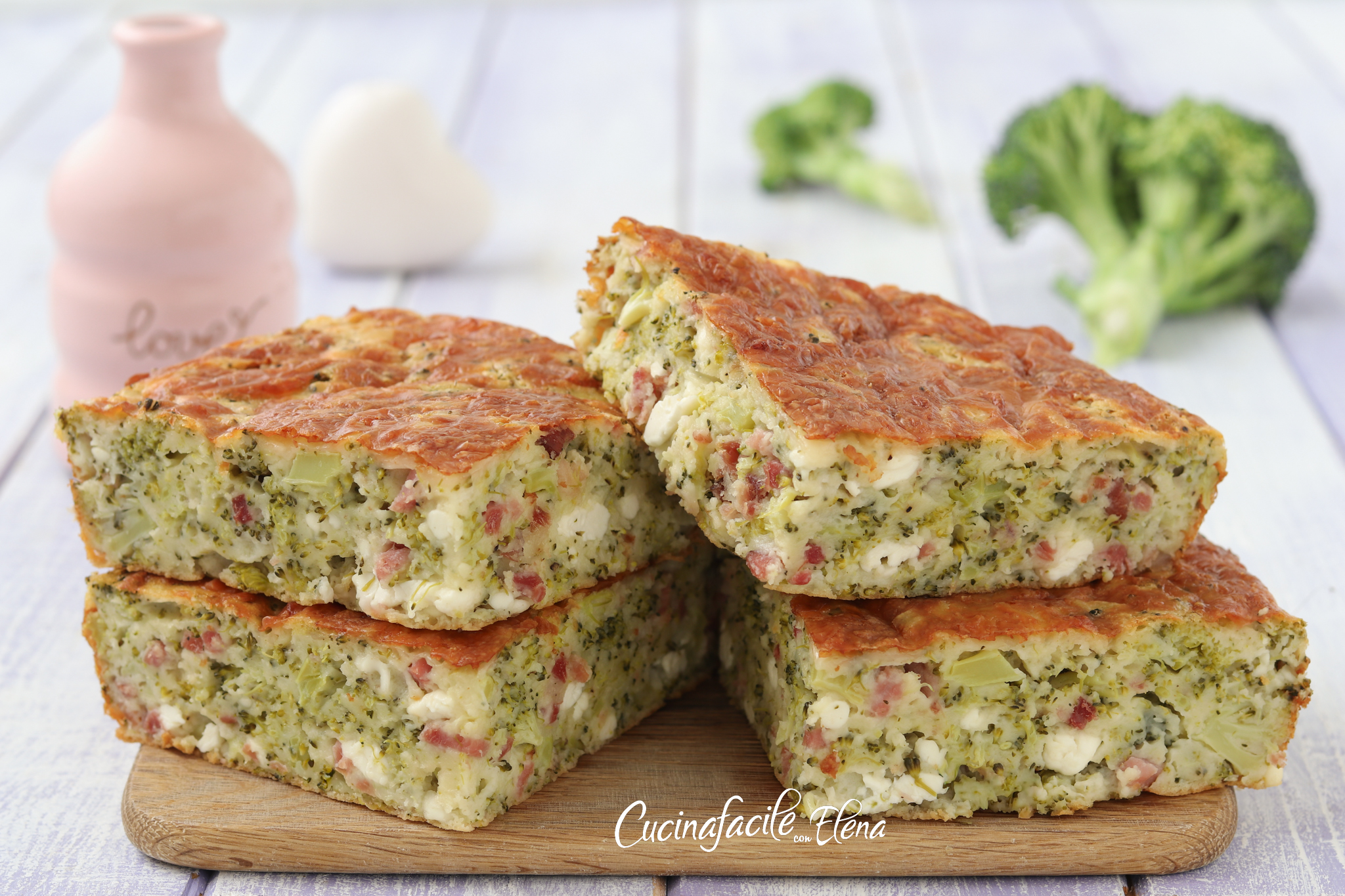 Pastel de brócoli