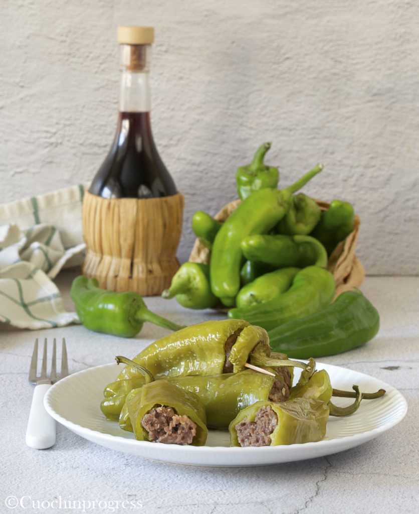 friggitelli ripieni di carne