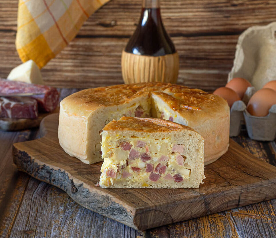 Pizza rellena napolitana