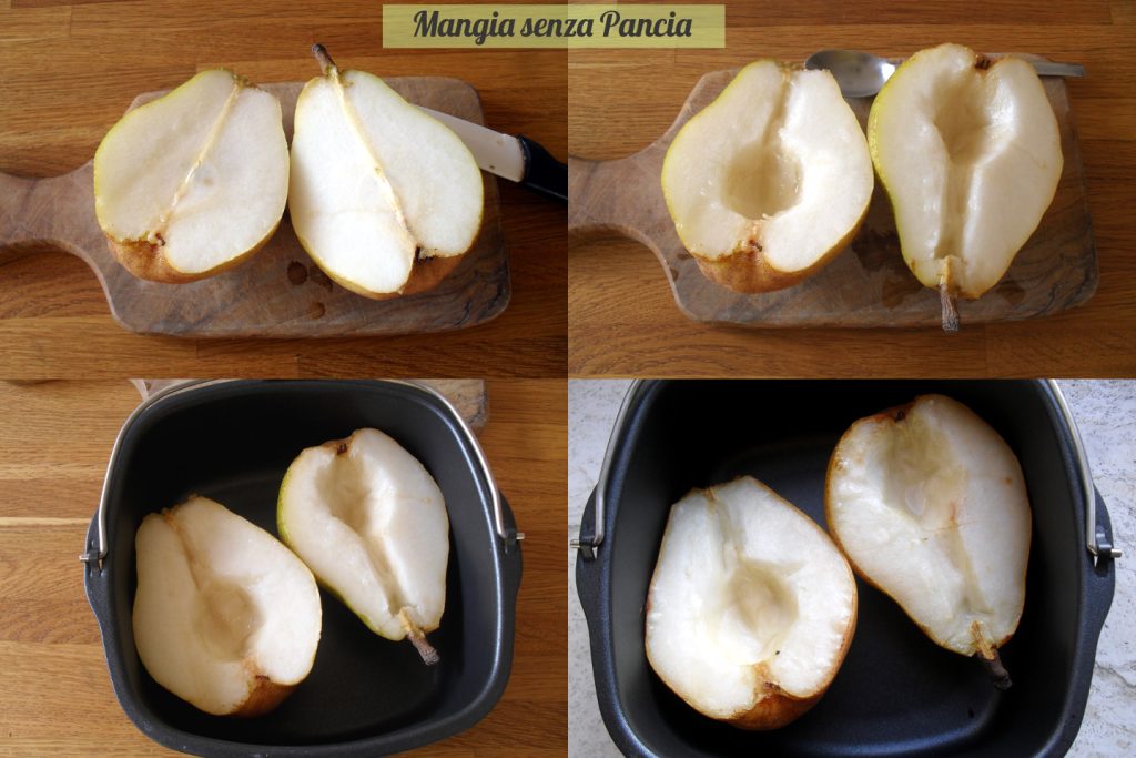 Peras rellenas deliciosas, receta ligera, Come sin Pancia