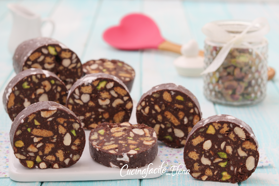 Salami de frutas secas