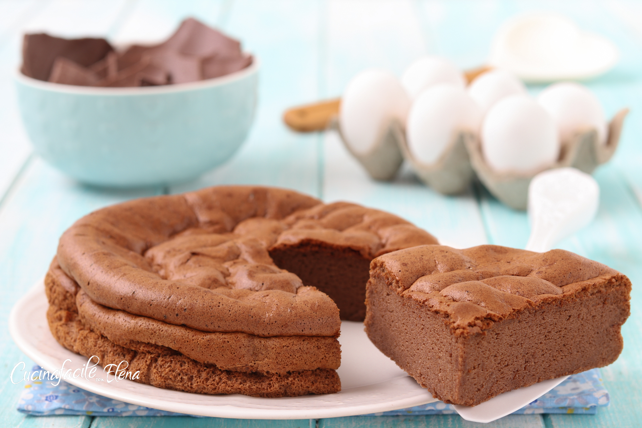 Tarta de chocolate con 2 ingredientes