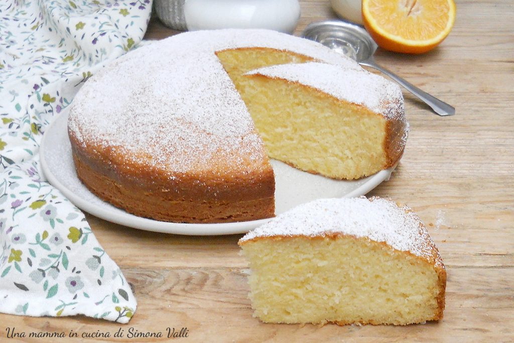 tarta de naranja muy suave