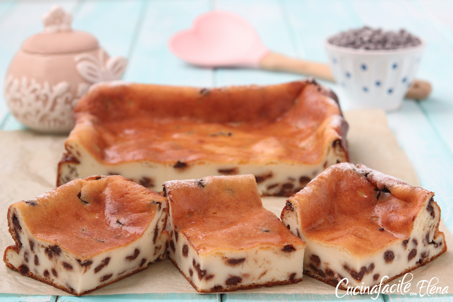 Tarta mágica de ricotta