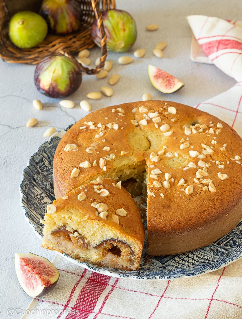 tarta de yogur con higos