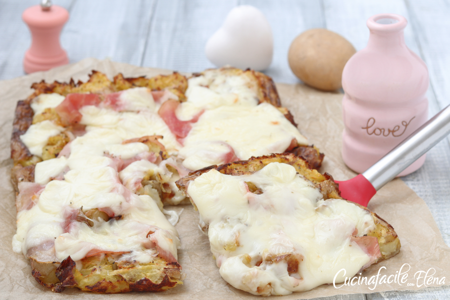 Tortilla aplastada de patatas