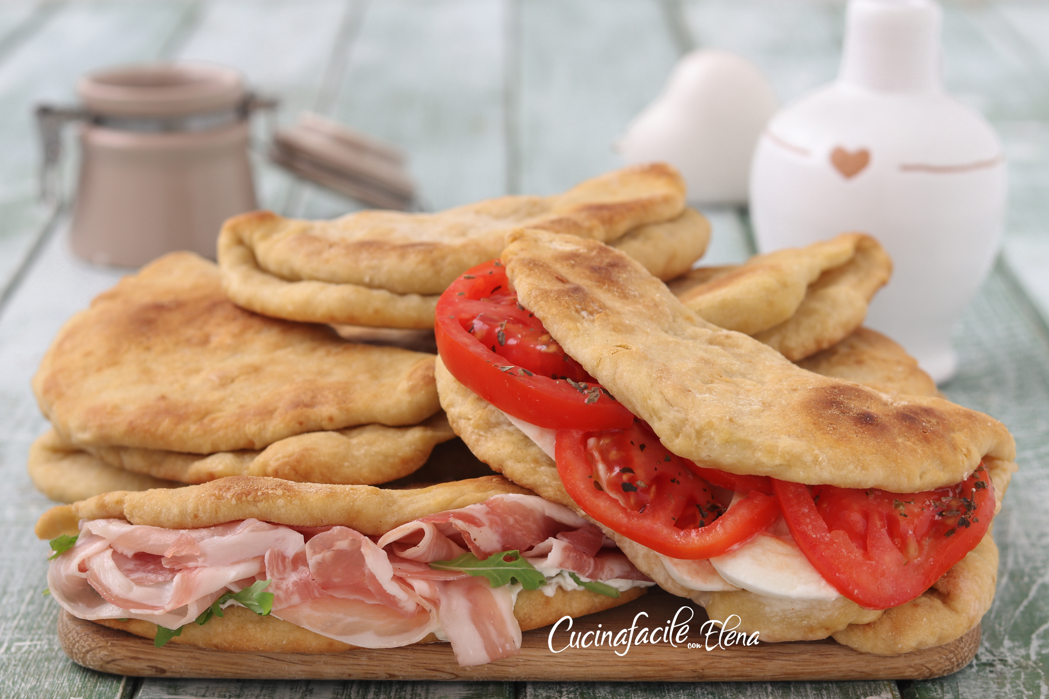 Tortitas besadas en sartén sin levadura