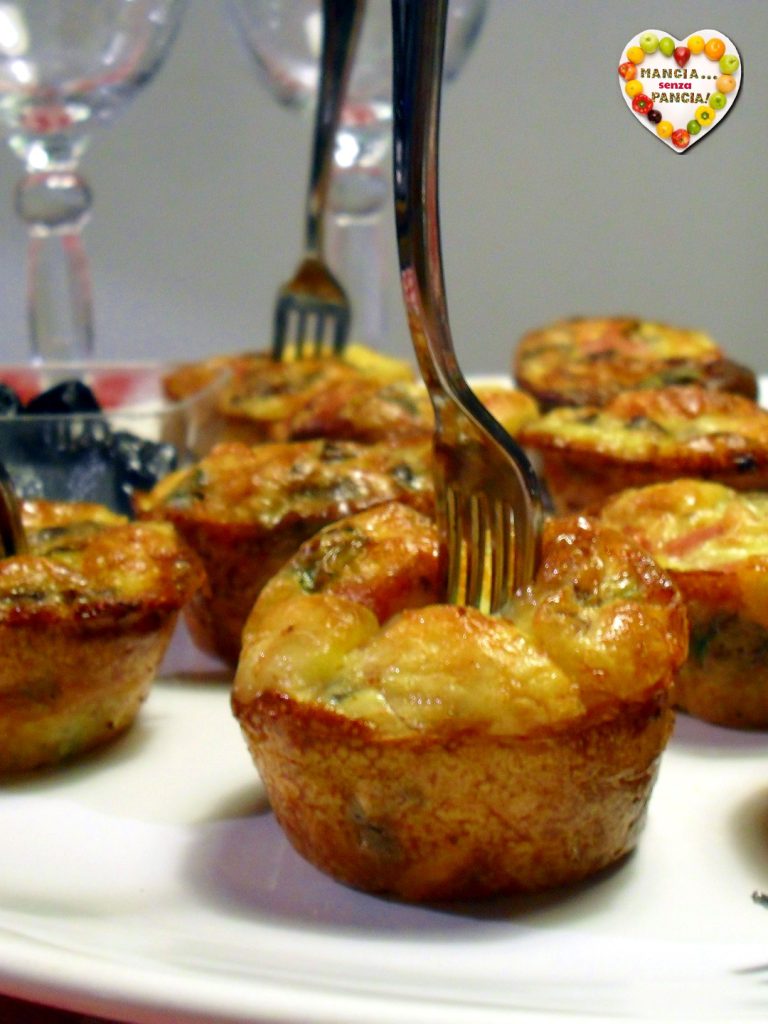 Tortillitas con champiñones al horno, Come sin Panza