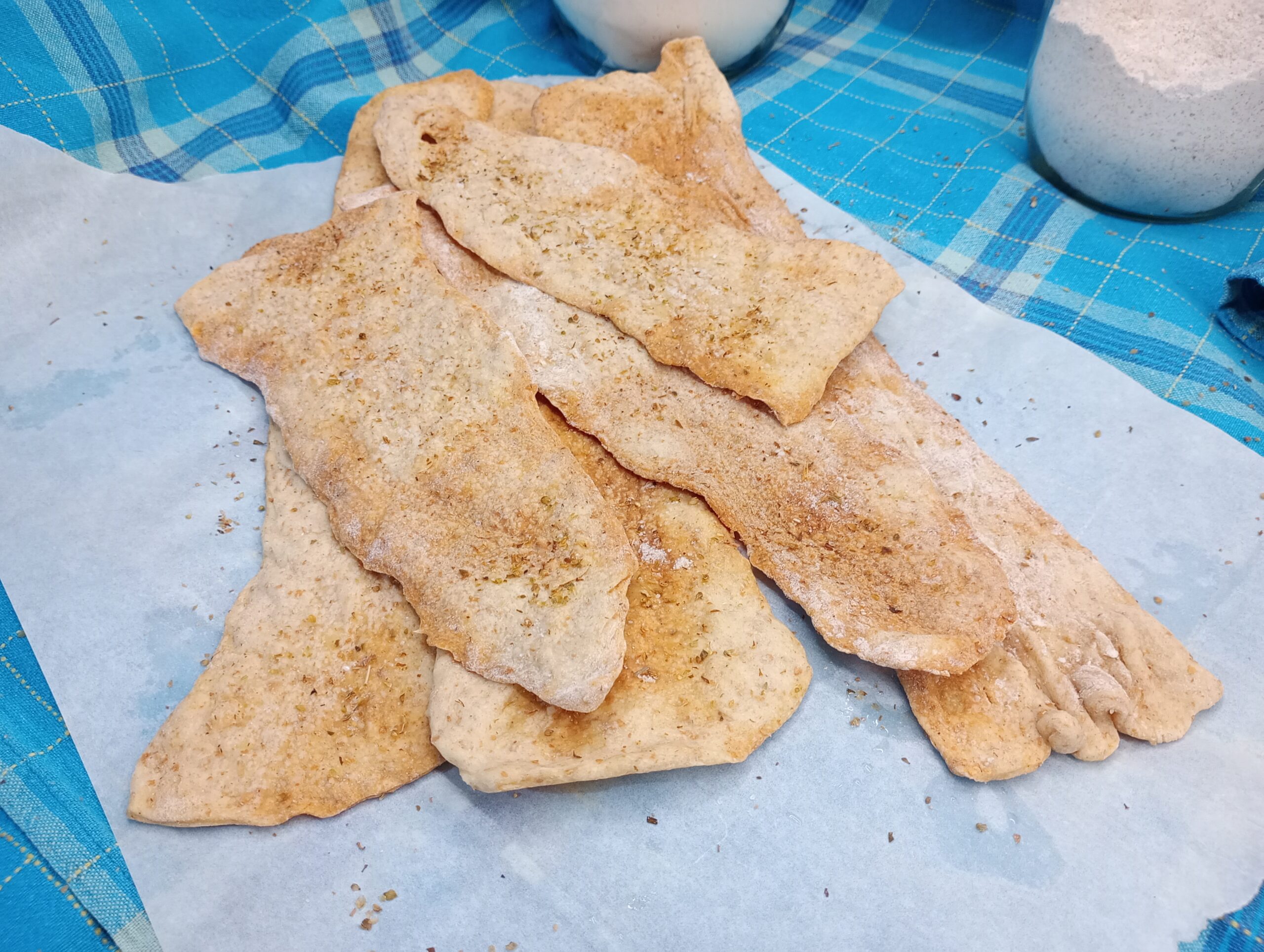 Schiacciatine crujientes facilísimas y con pocos ingredientes