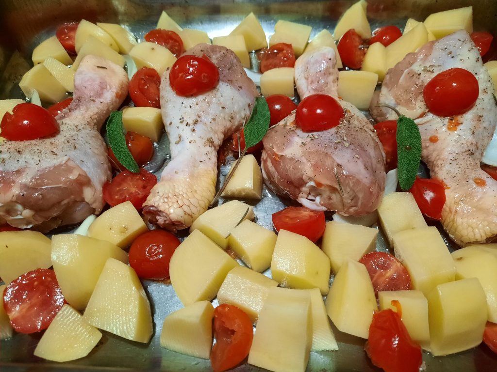 pollo al horno