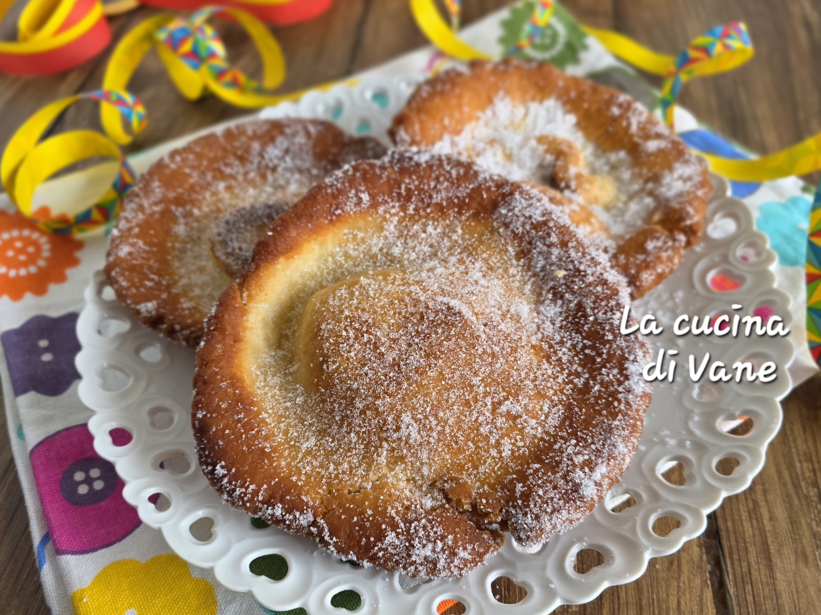 Buñuelos del Lunapark rápidos – Programa de TV La cucina di Vane