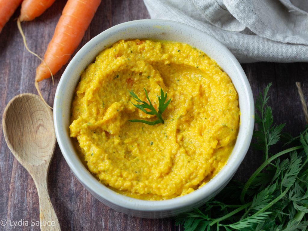 Crema de zanahorias con jengibre