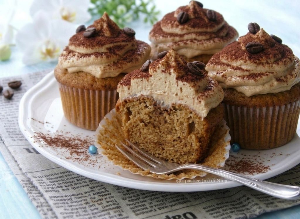Cupcake de café con crema de mascarpone receta fácil i pasticcini di Nina