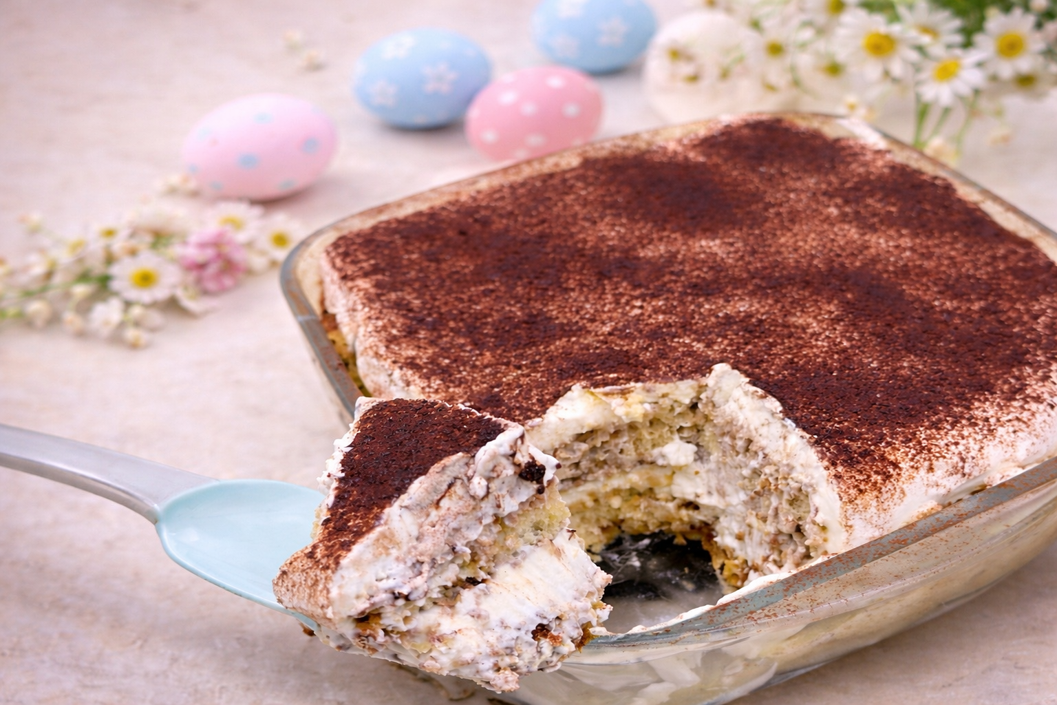 Tiramisú de colomba sin huevos – Postre fácil para Pascua